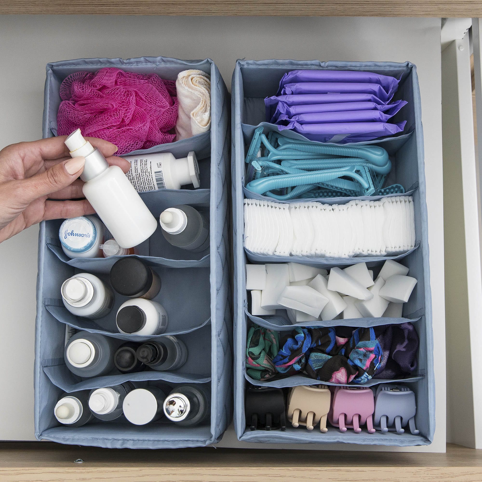 Dolly 2pc 6 Pocket Drawer Organizer - - Dolly2pk_Lifestyle_04